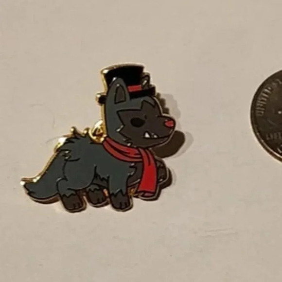 Gentleman Poochyena Enamel Pin – Sophisticated Pokémon Dark-Type Collectible! - Picture 3 of 3